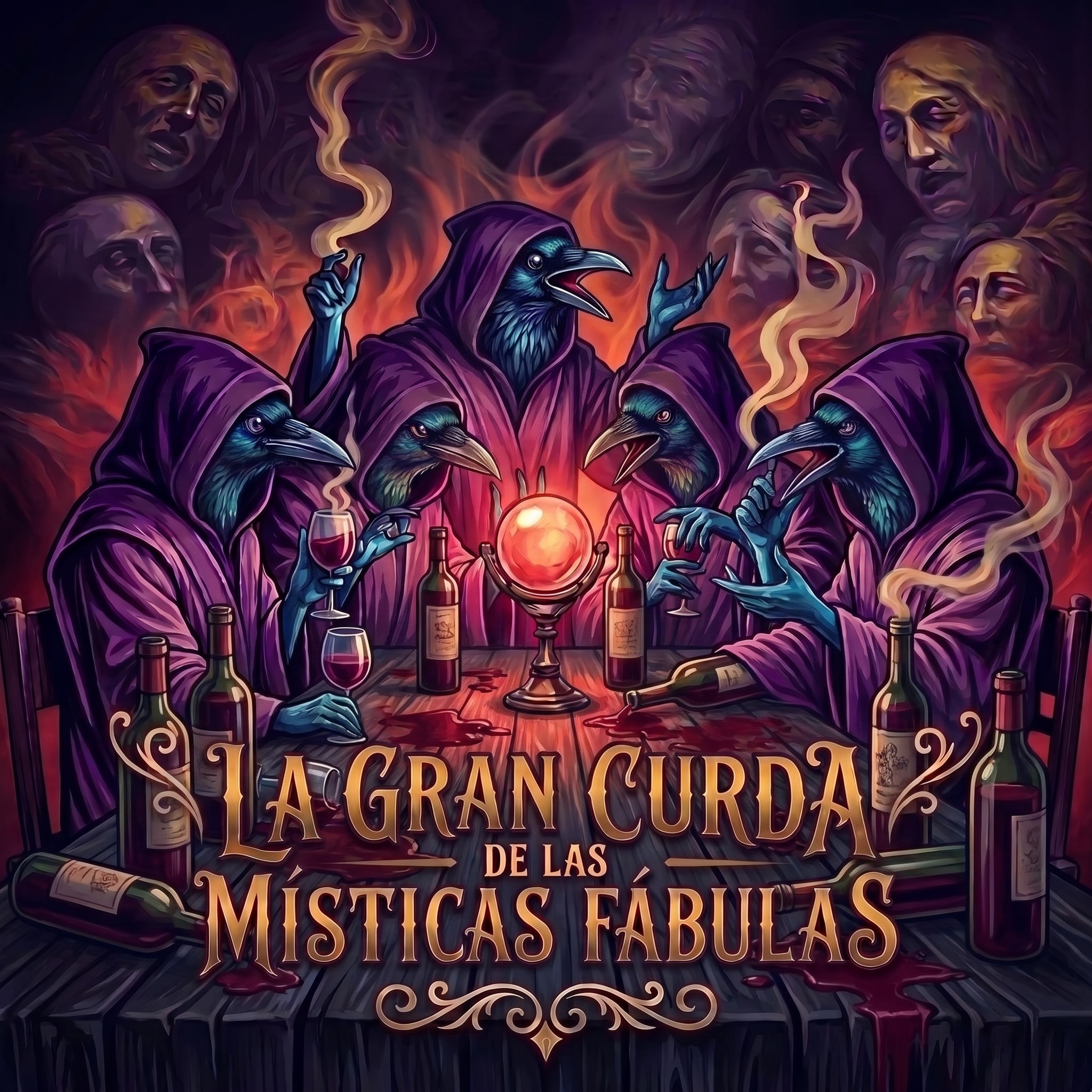 La Gran Curda De Las Místicas Fábulas Logo